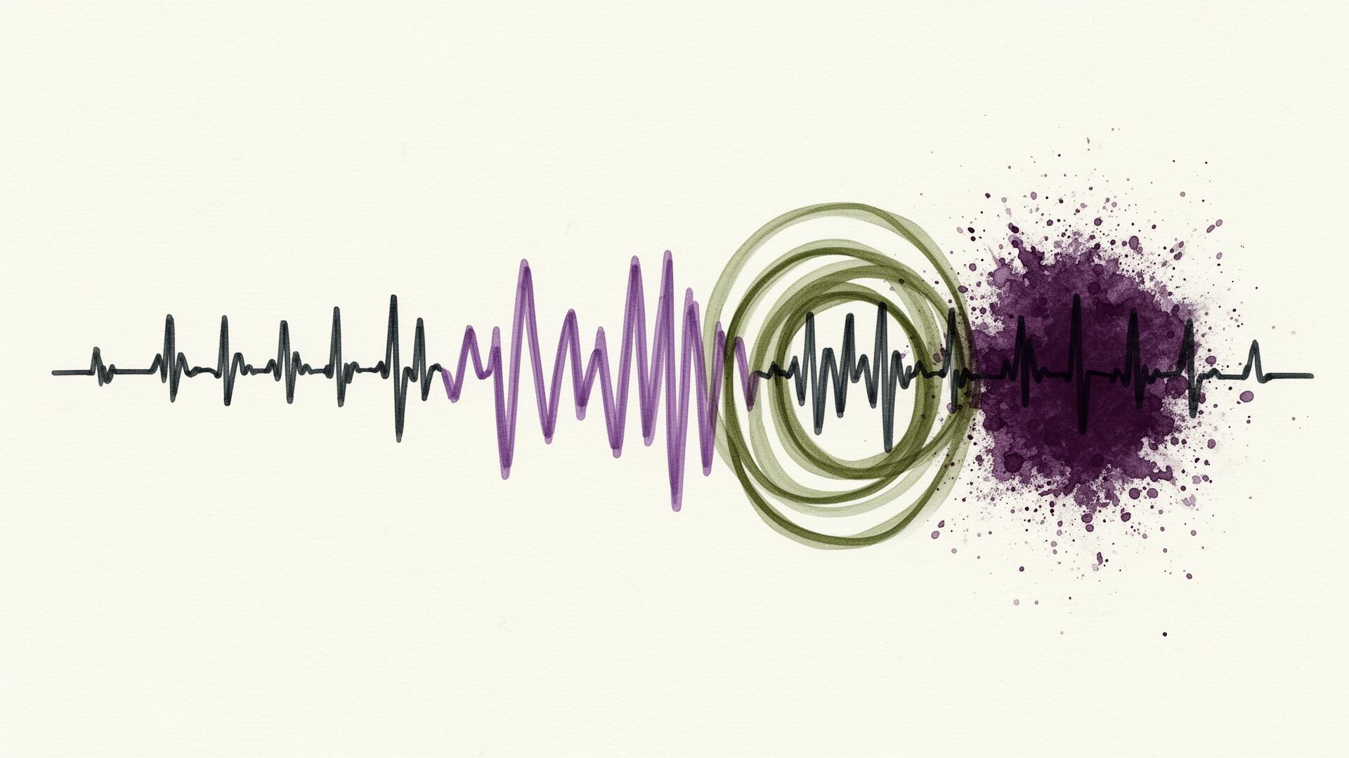 Editorial abstract: eleven small waveforms synchronising into one steady clinical pulse.